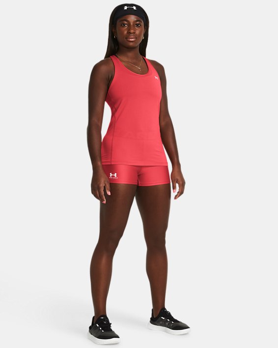 Shorts HeatGear® para mujer, Red, pdpMainDesktop image number 2